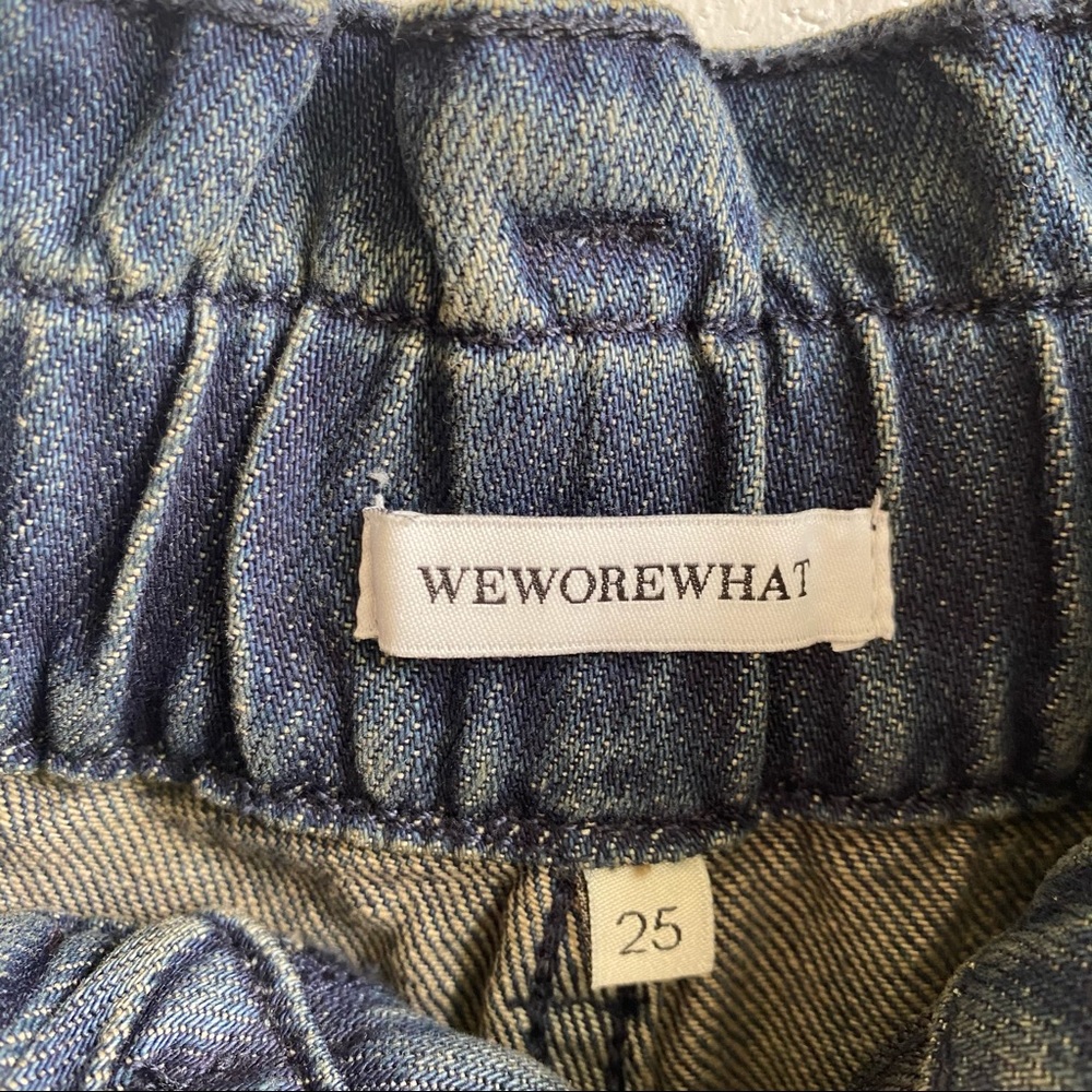NWT WeWoreWhat Paper Bag Buckle Jeans - Picture 9 of 9